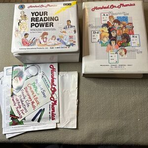 Vintage HOOKED ON PHONICS Learn To Read Reading Program Home School 93 Set